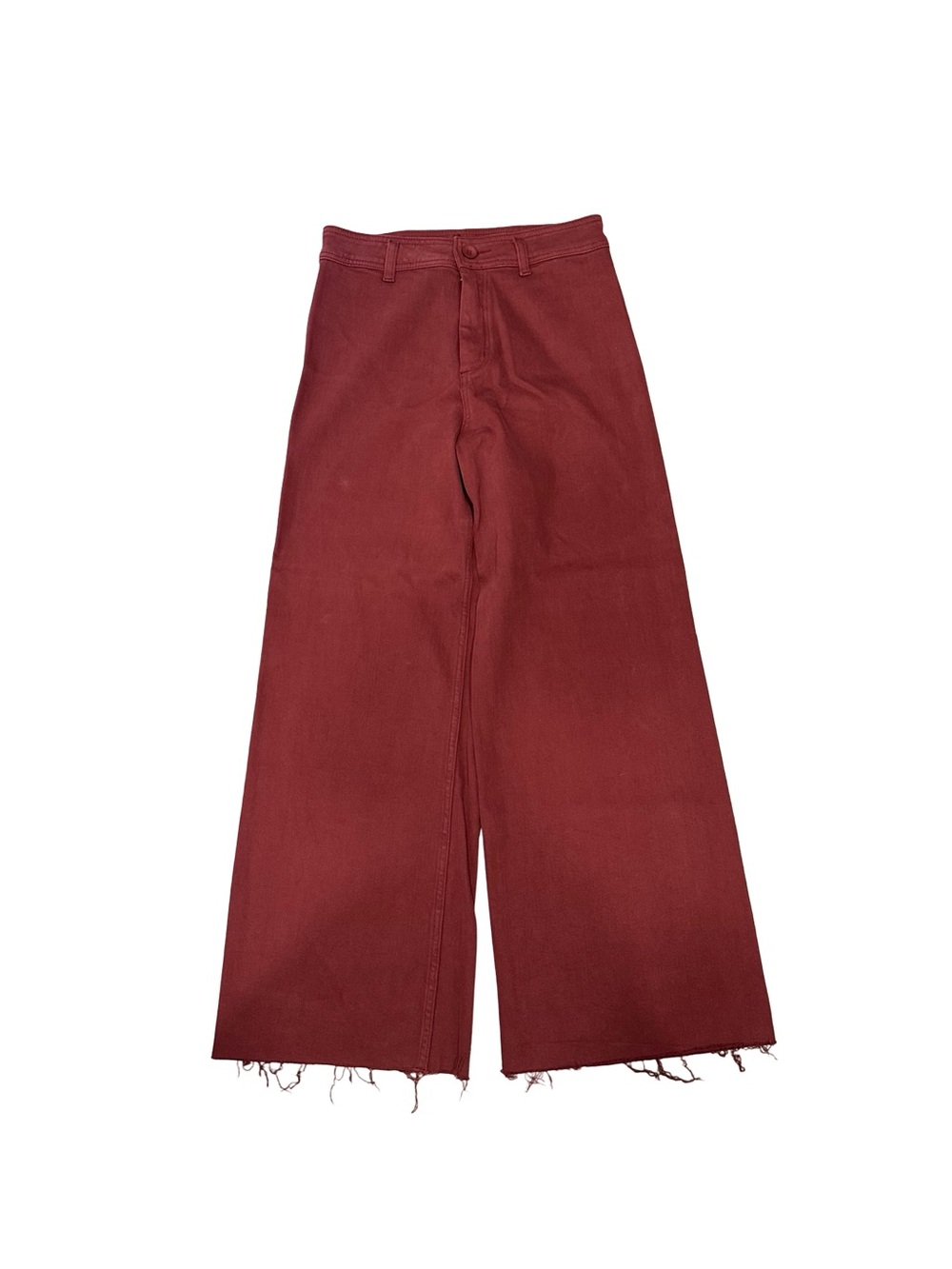 NWOT Robertson & Rodeo Women’s Large Wide Leg High-Rise Pants in Deep Burgundy